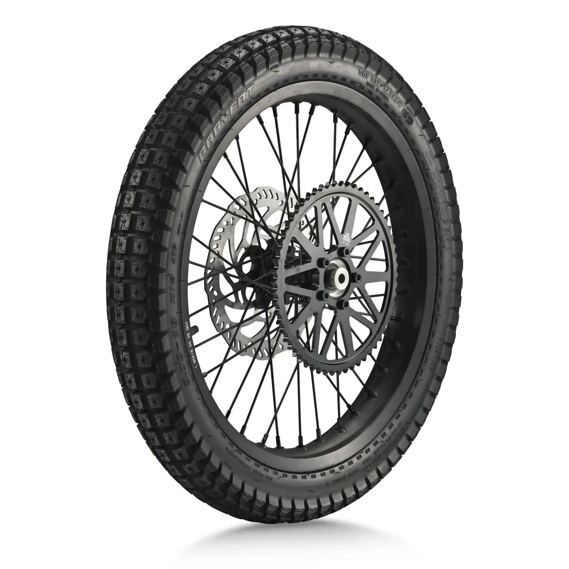 Rear Wheel Assembly (Rear Tire+Tube+Rim Stripe+Rear Wheel Assembly+Rear Brake Disc+Rear wheel Axel Bush*2(with Bolts)) – SE-2.5-3.0 – SHE7006