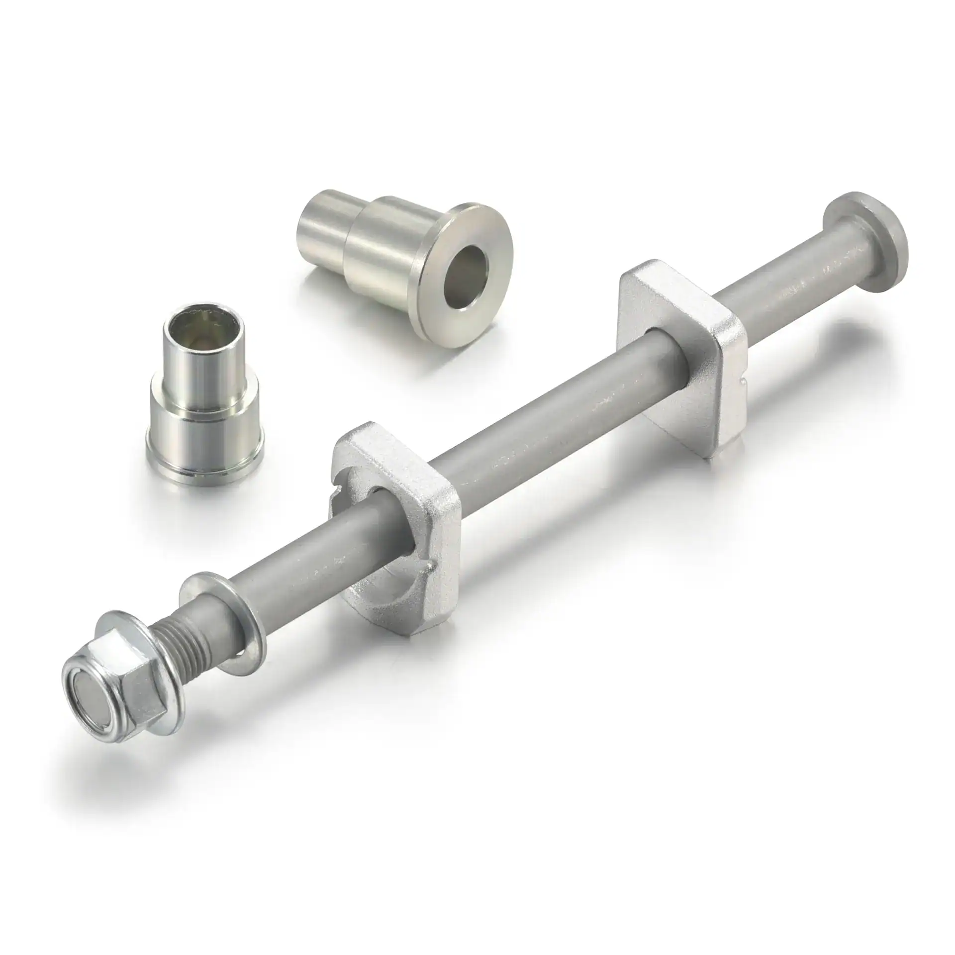 Rear Wheel Axle (with 1PC Rear Wheel Axle, 1 Nut, 1 Shim, Bushing Kit) – SE-2.5-3.0-SR – SHE7075