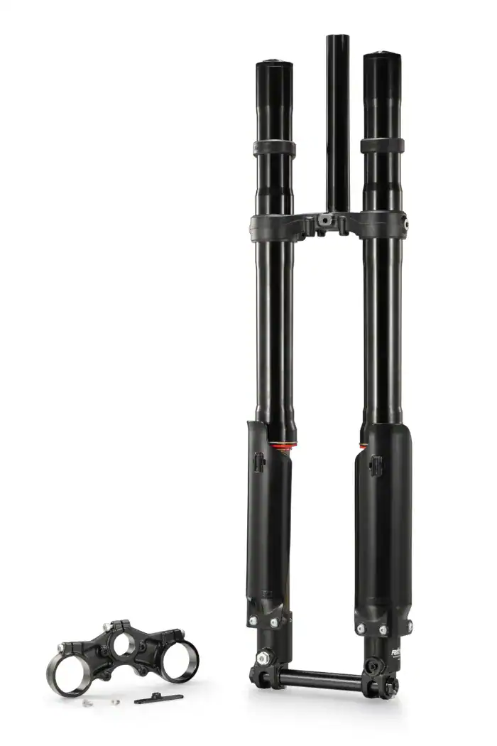 Front Fork FST (with L& R Fork Protector, Bolts Kit, Tapered Roller Bearing, FST Front Wheel Axle) – SE-2.5 – SHE7841